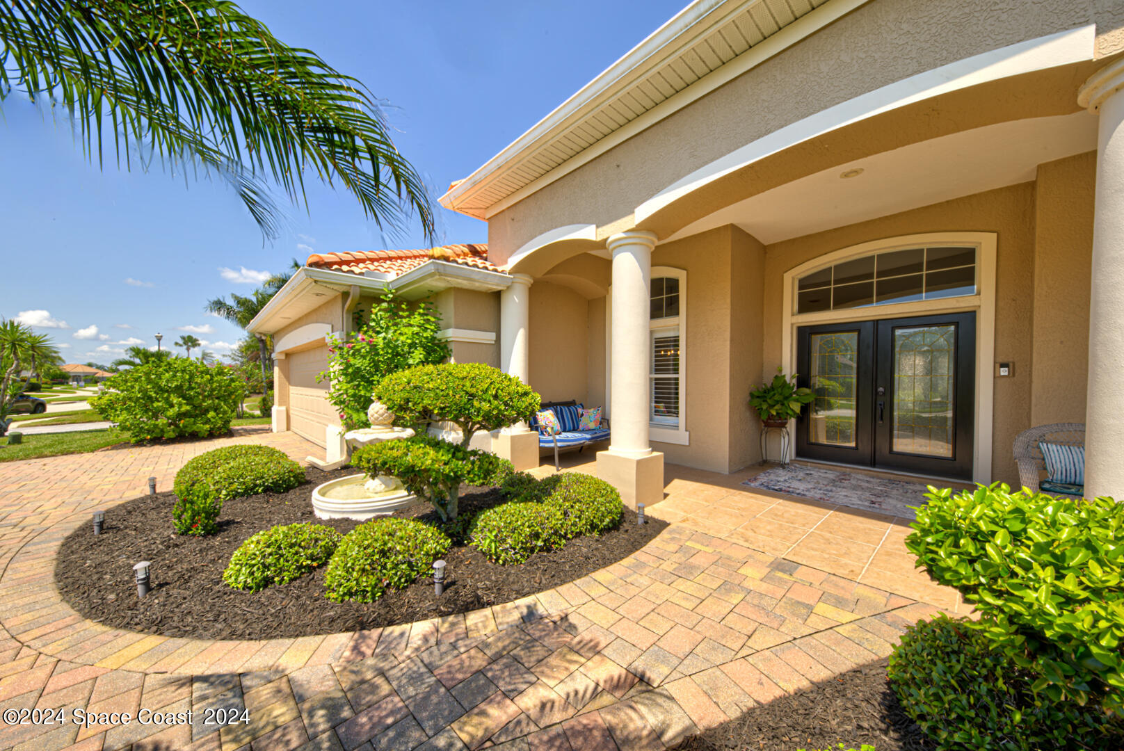 4070 Stoney Point Road Melbourne, FL 32940 - Photo 4 of 75 front walkway with brick pavers
