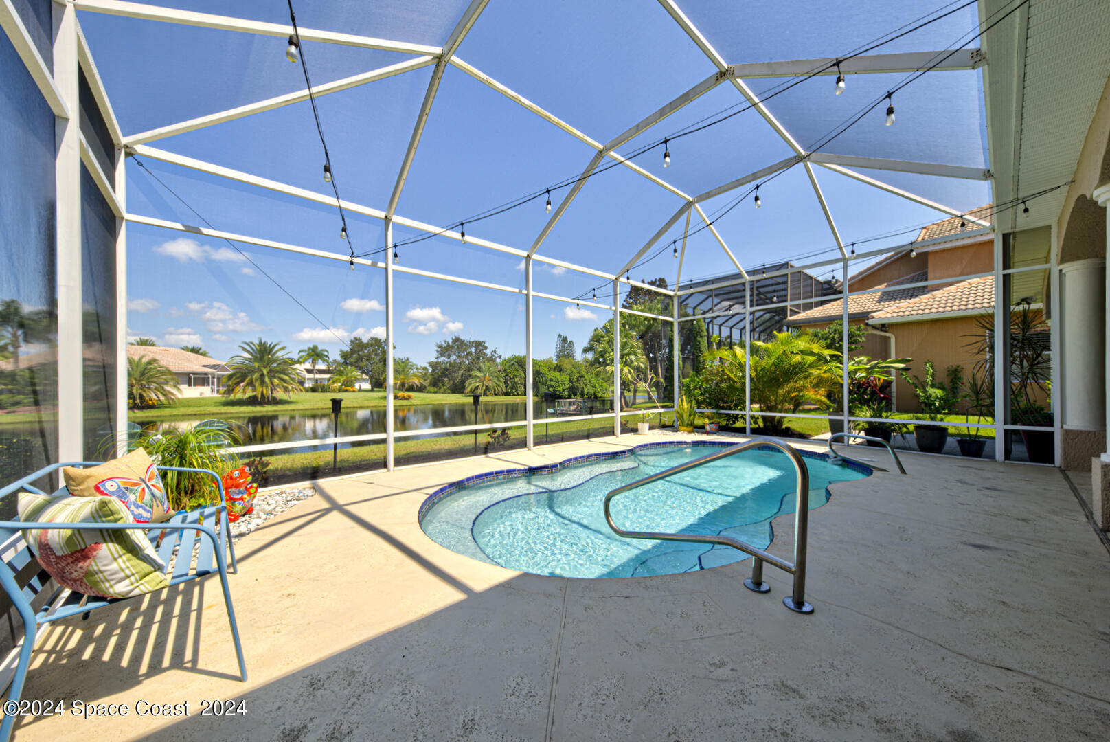 4070 Stoney Point Road Melbourne, FL 32940 - Photo 64 of 75 screened in pool