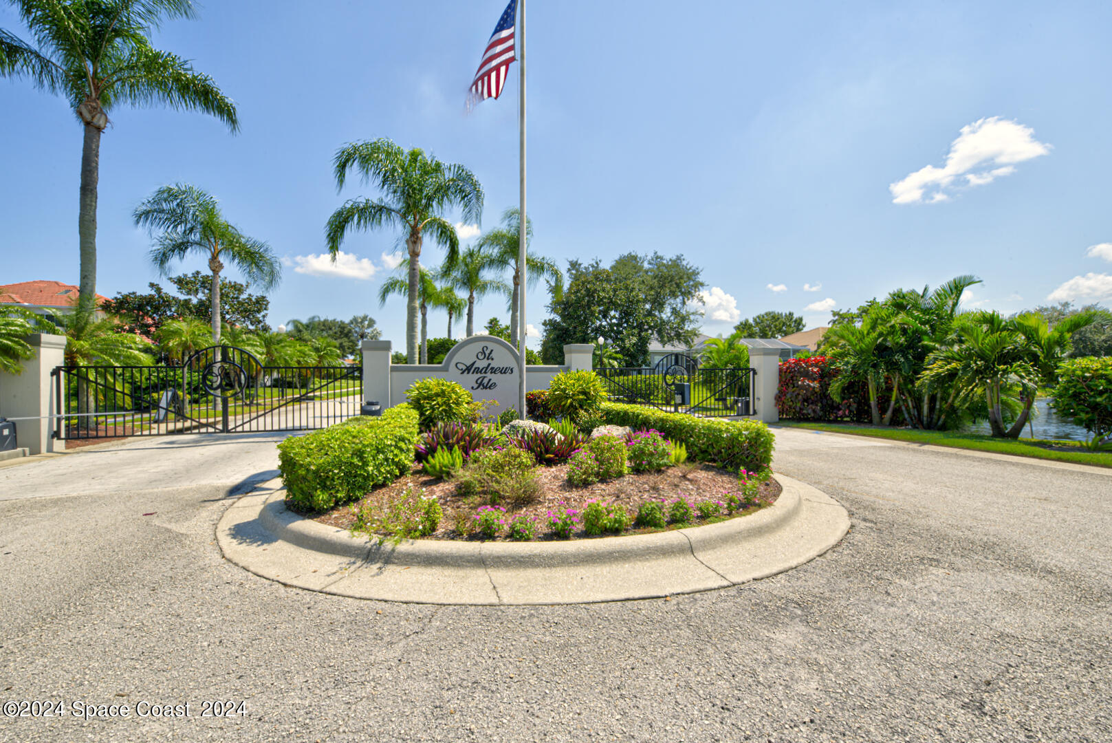 4070 Stoney Point Road Melbourne, FL 32940 - Photo 69 of 75 a view of a house with a yard and potted plants