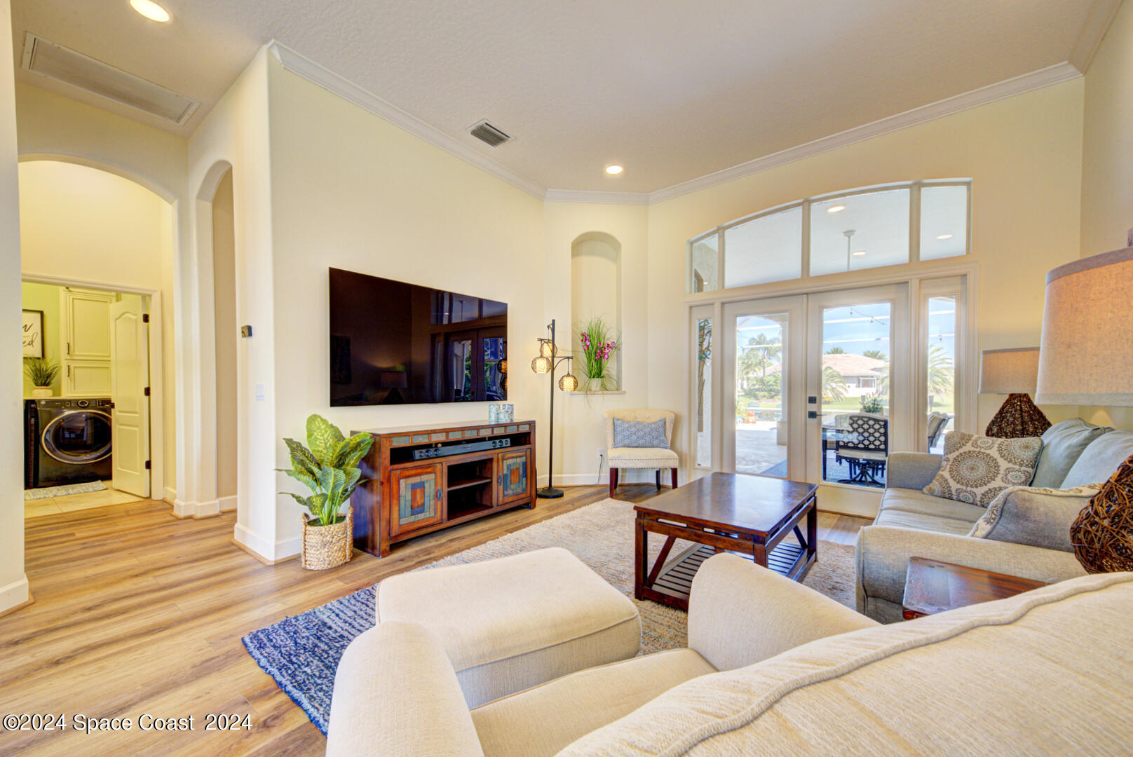 4070 Stoney Point Road Melbourne, FL 32940 - Photo 10 of 75 living room with corner niche