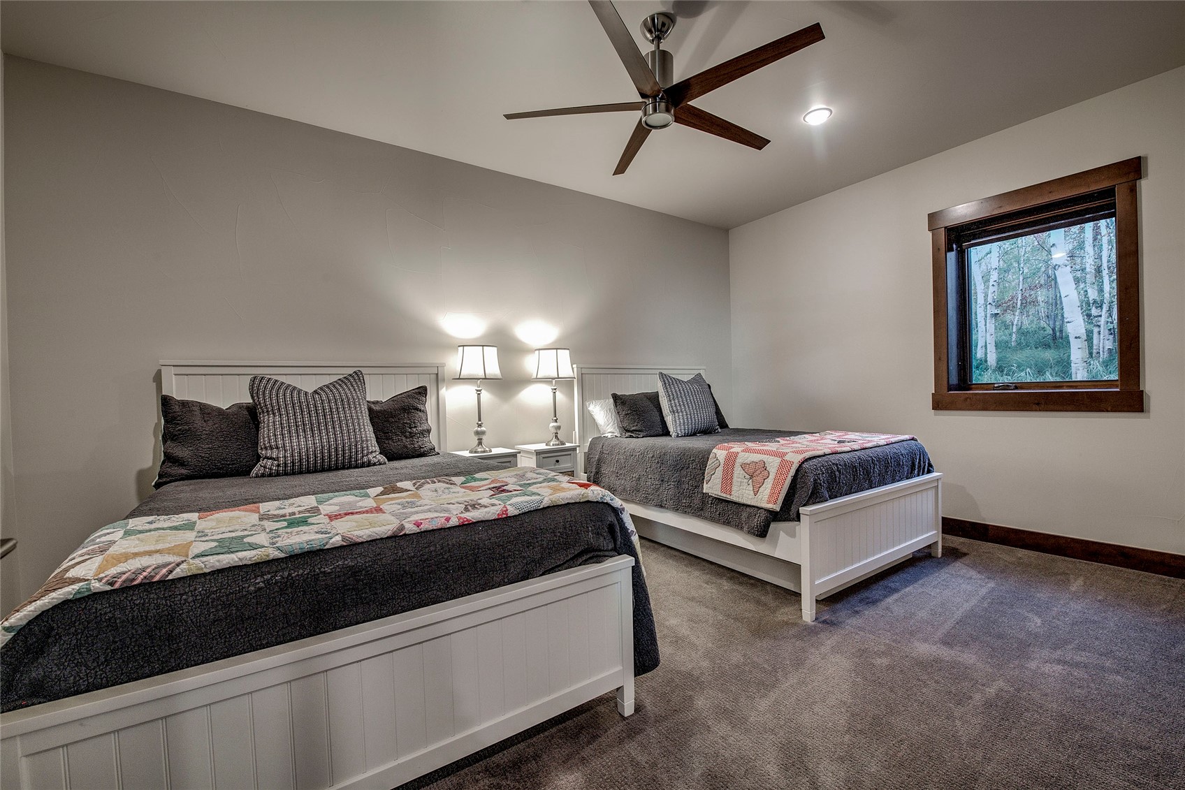 307 Maryland Creek Road Silverthorne, CO 80498 - Photo 22 of 47 Bedroom featuring carpet flooring and ceiling fan