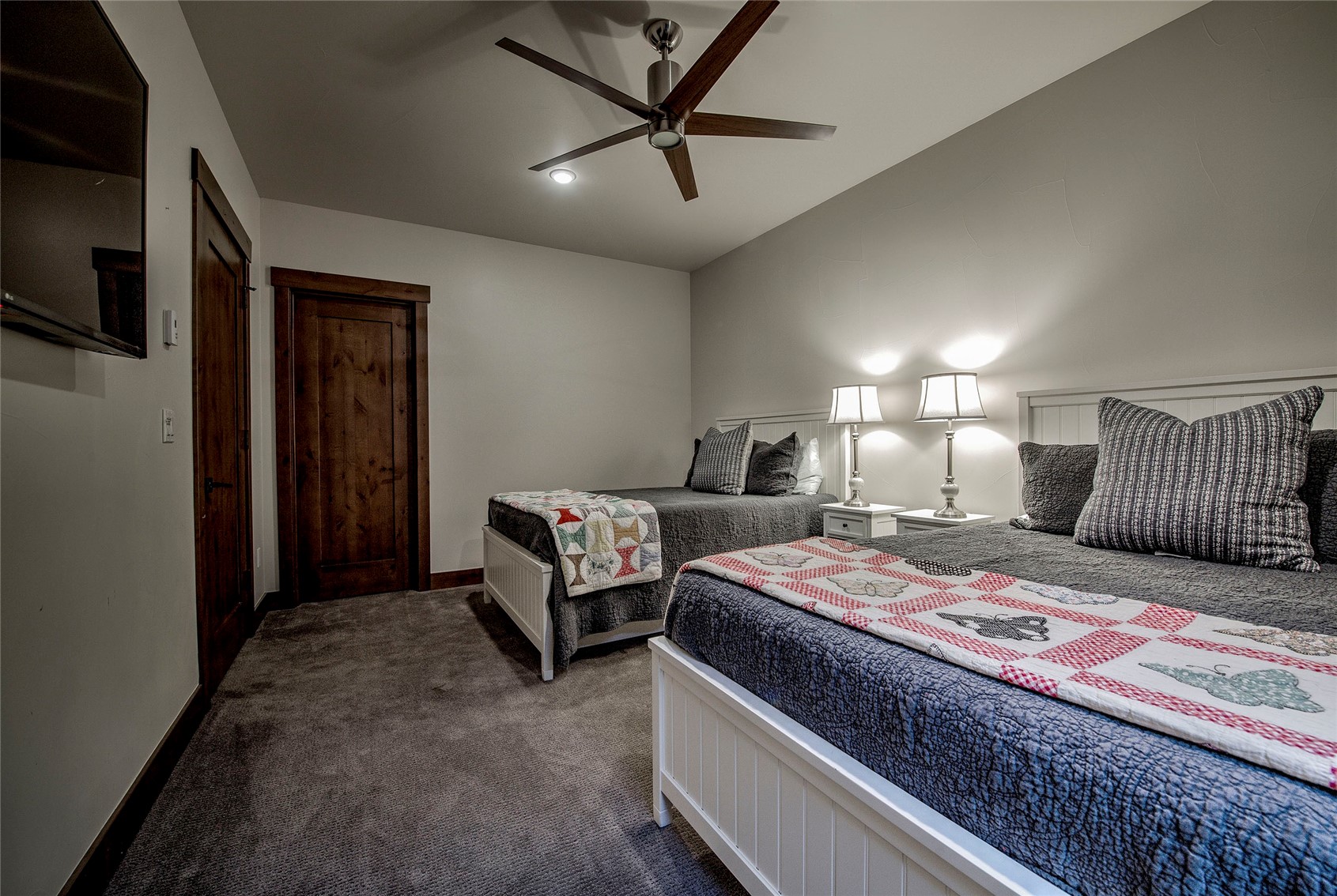 307 Maryland Creek Road Silverthorne, CO 80498 - Photo 23 of 47 Bedroom with carpet flooring and ceiling fan