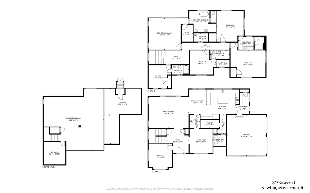 577 Grove Street Newton, MA 02462 - Photo 29 of 29 view of living room