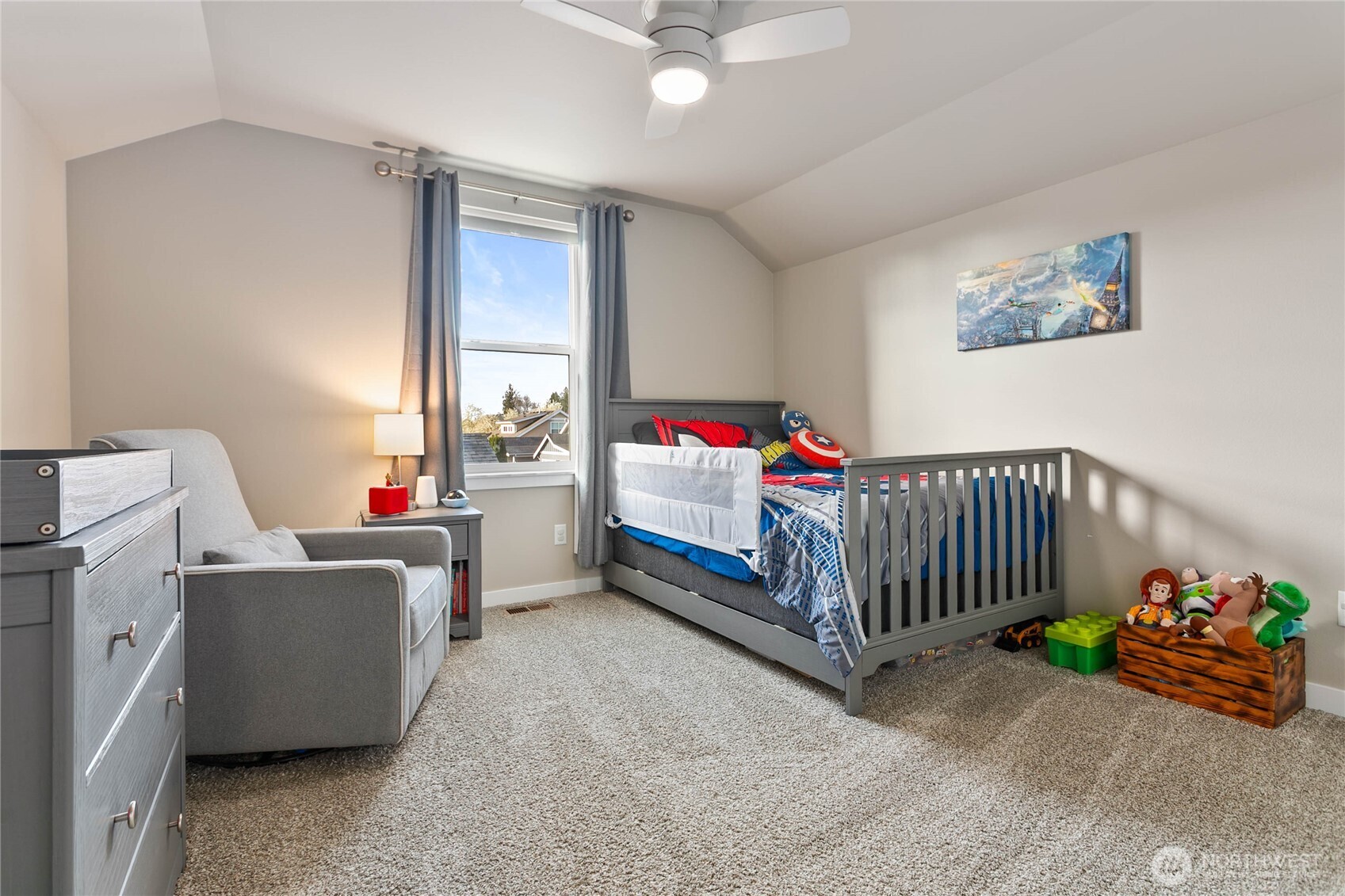 1970 North Prairie Lane Lynden, WA 98264 - Photo 27 of 40 a bedroom with furniture and a baby crib