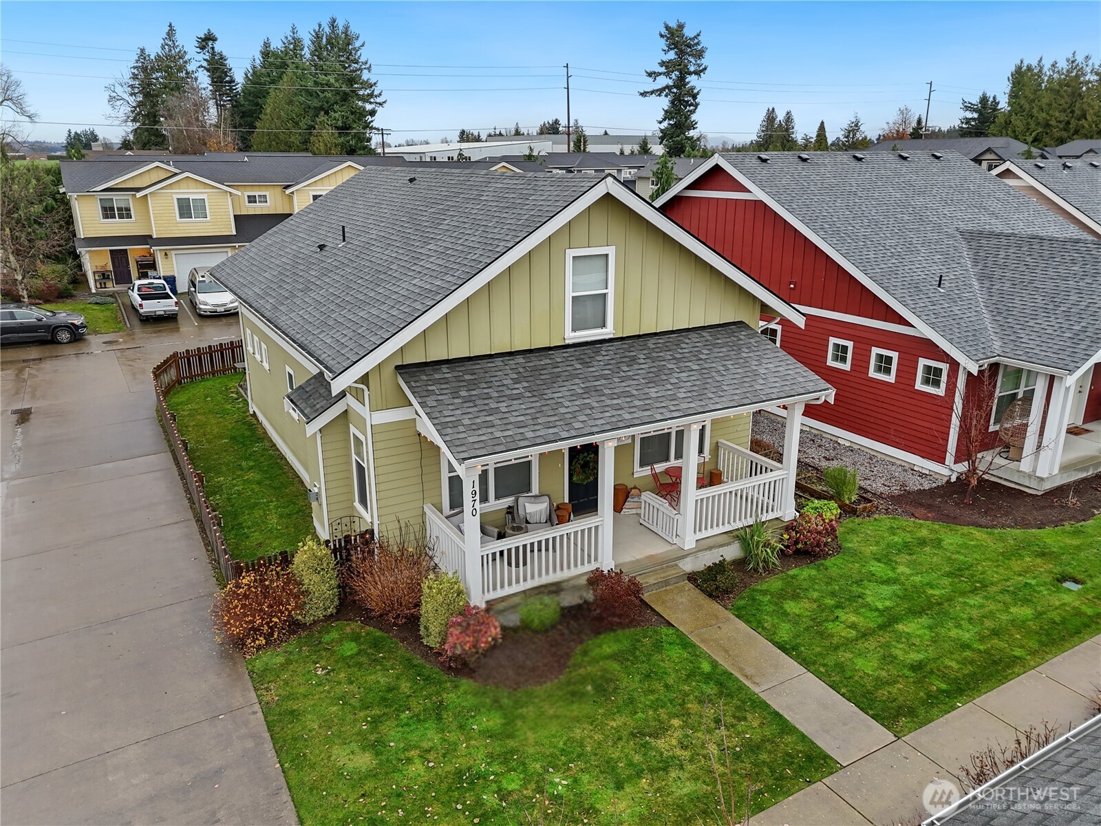 1970 North Prairie Lane Lynden, WA 98264 - Photo 38 of 40 a aerial view of a house with a yard