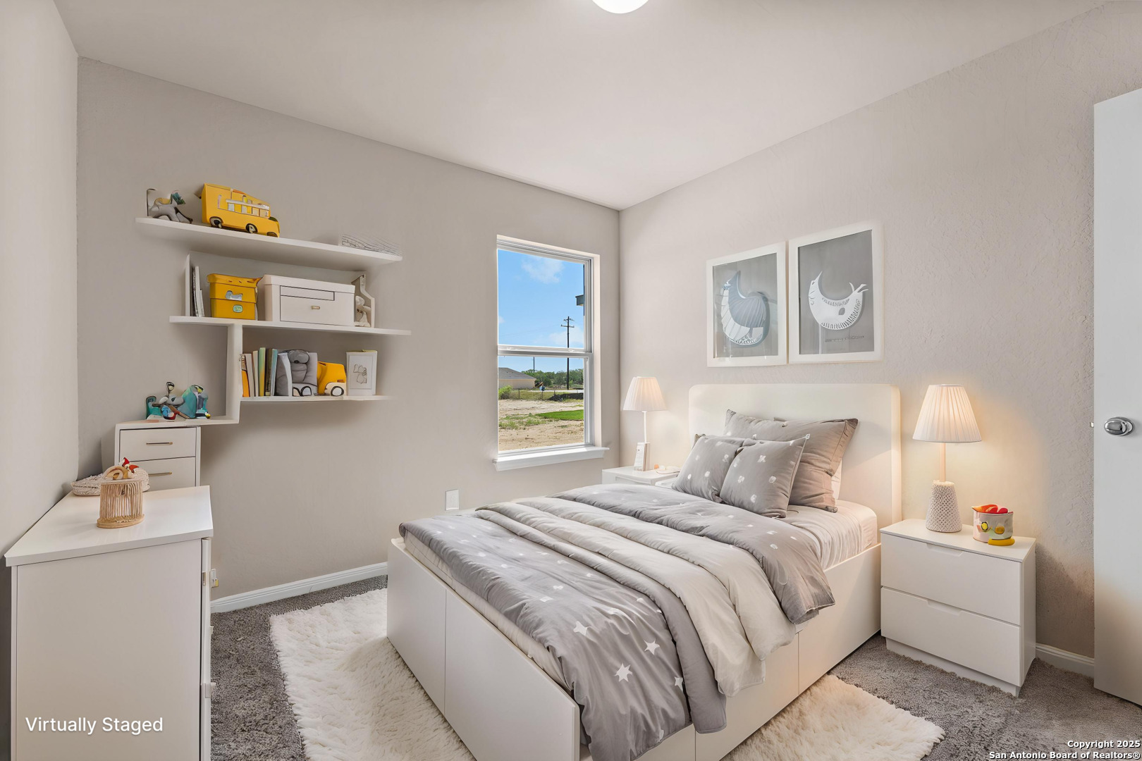 1108 Limestone Ridge Seguin, TX 78155 - Photo 7 of 17 a bedroom with a bed and a window