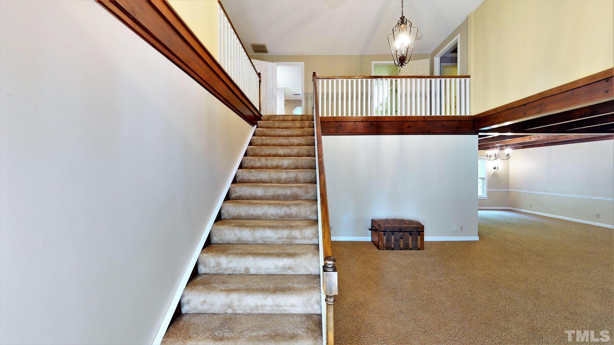 1496 Kerner Road Kernersville, NC 27284 - Photo 36 of 82 a view of staircase with white walls and stairs