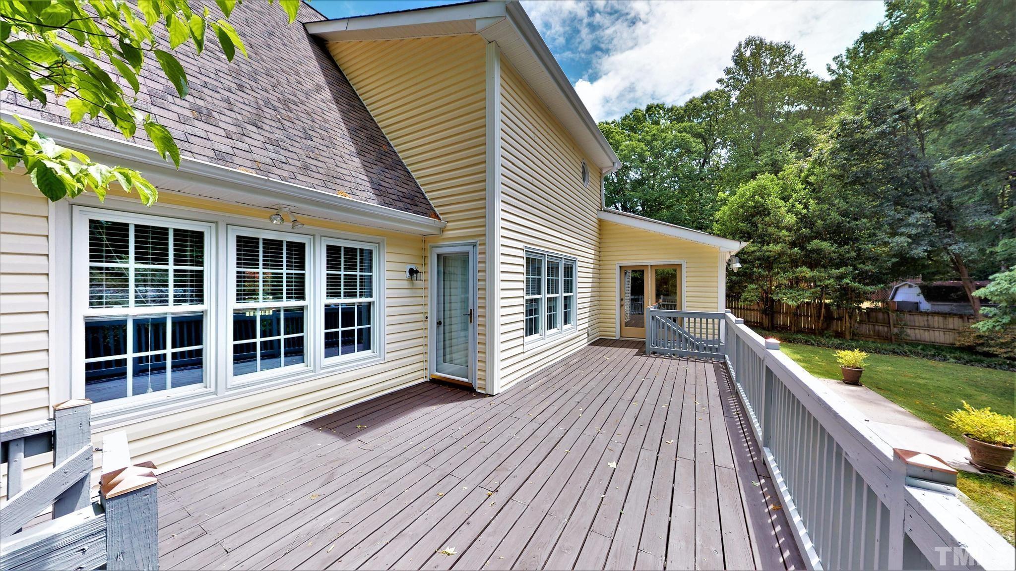 1496 Kerner Road Kernersville, NC 27284 - Photo 71 of 82 a view of balcony with deck and wooden floor