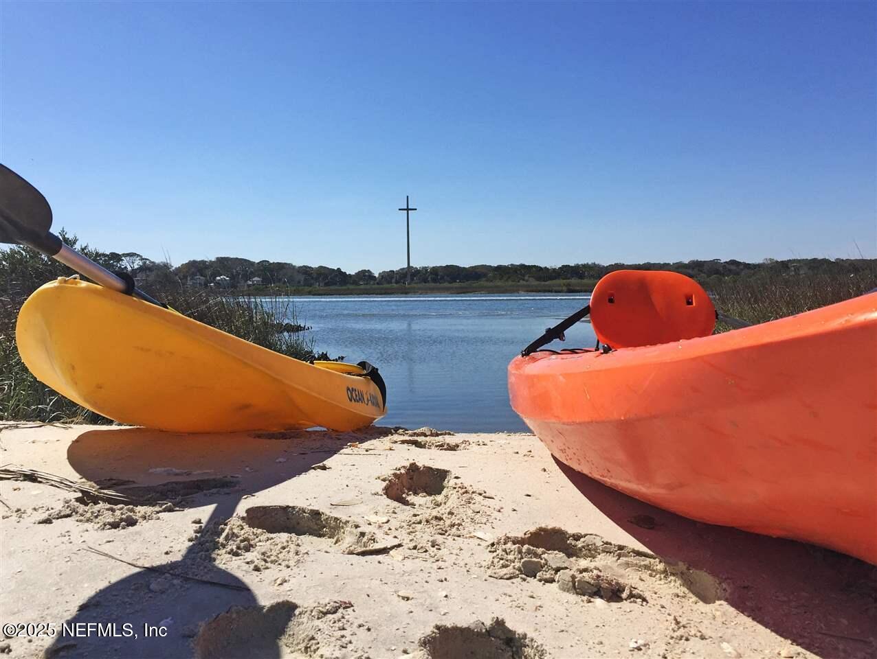 8280 A1A South St. Augustine, FL 32080 - Photo 3 of 4 swimming pool view with a lake view