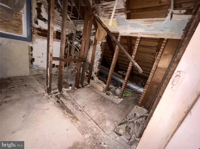 a view of under construction room and staircase