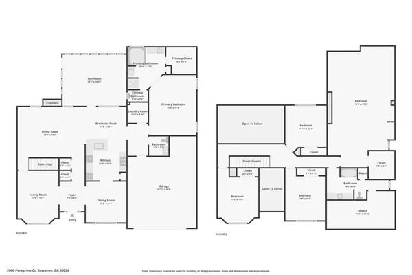 $499,900 | 2660 Peregrine Court, Suwanee, GA 30024