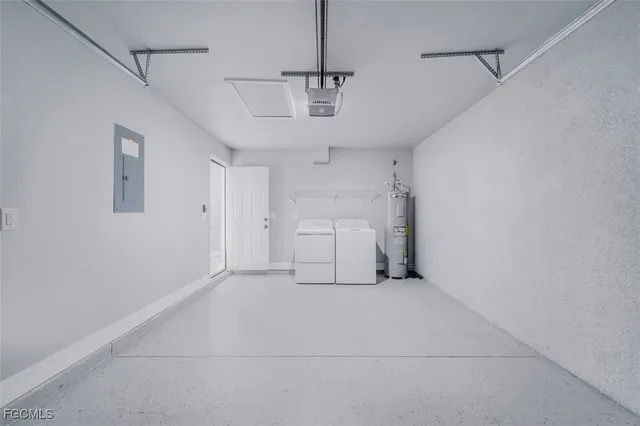 a view of a room with an empty space