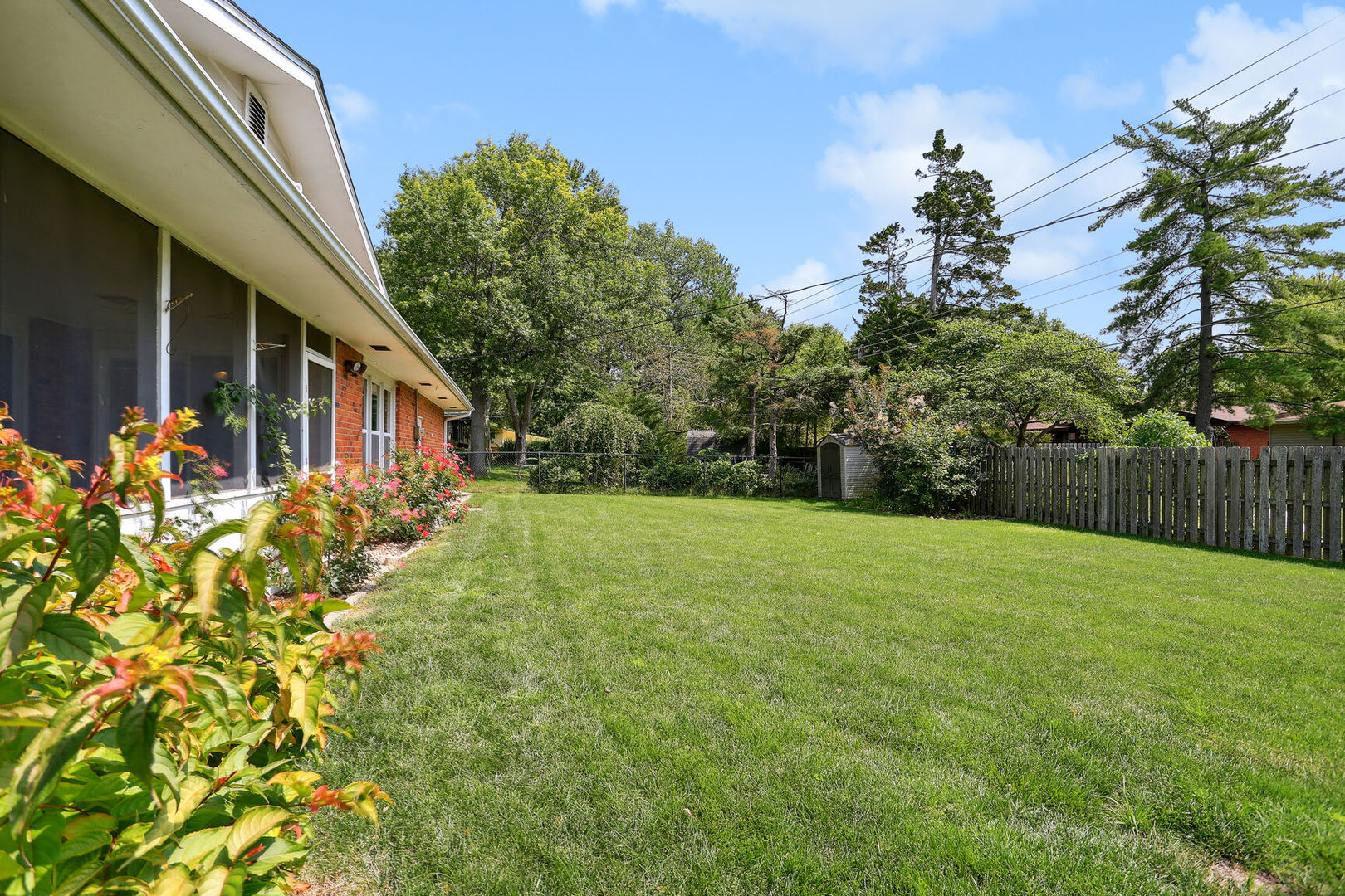 1111 Theodore Drive Champaign, IL 61821 - Photo 30 of 34 a backyard of a house with lots of green space