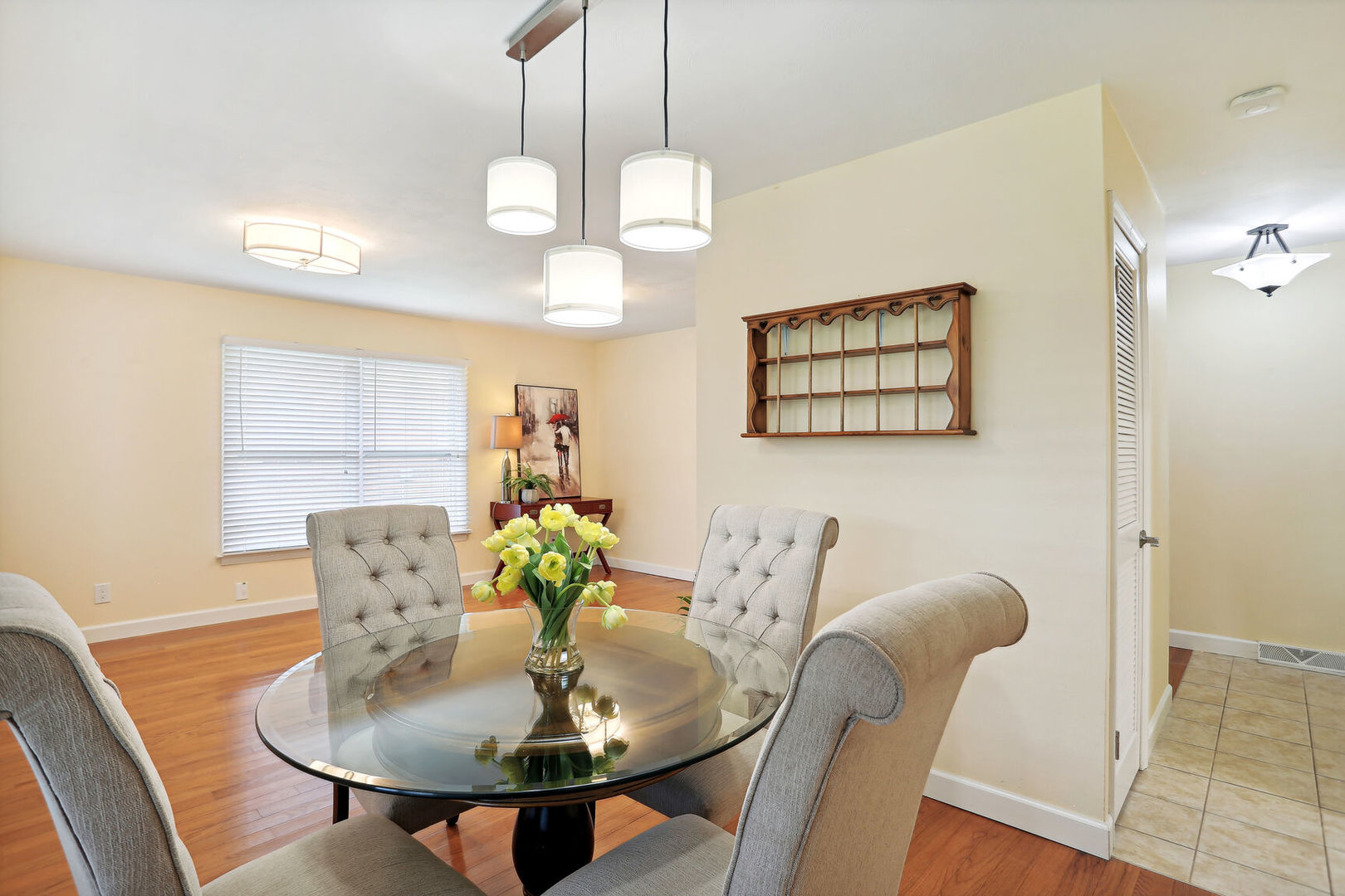 1111 Theodore Drive Champaign, IL 61821 - Photo 9 of 34 a view of a dining room with furniture and wooden floor
