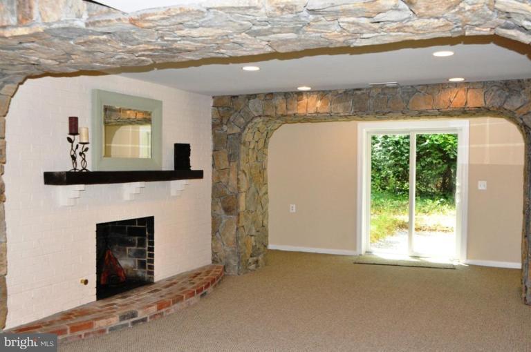 Basement Fireplace