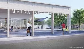 a view of a building with a patio