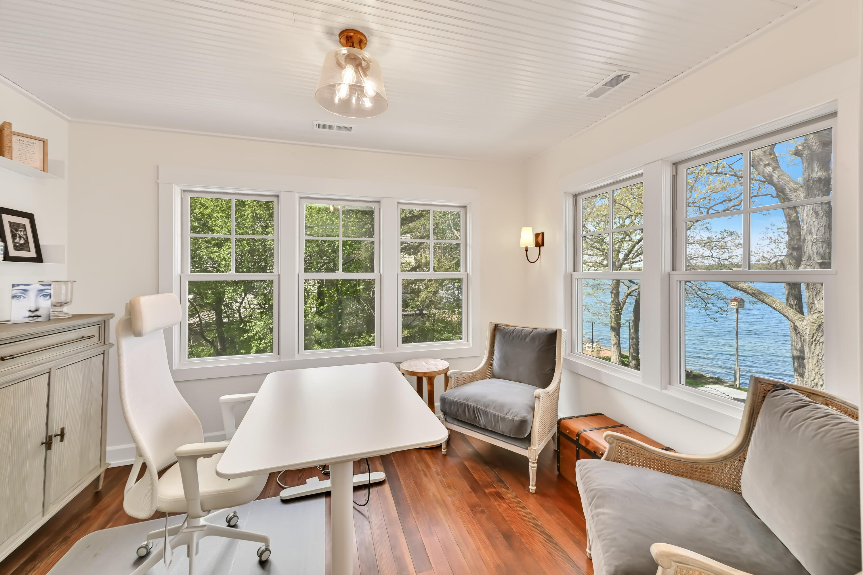 2601 South Shore Drive Delavan, WI 53115 - Photo 29 of 55 Sophisticated Office with Lake Views
