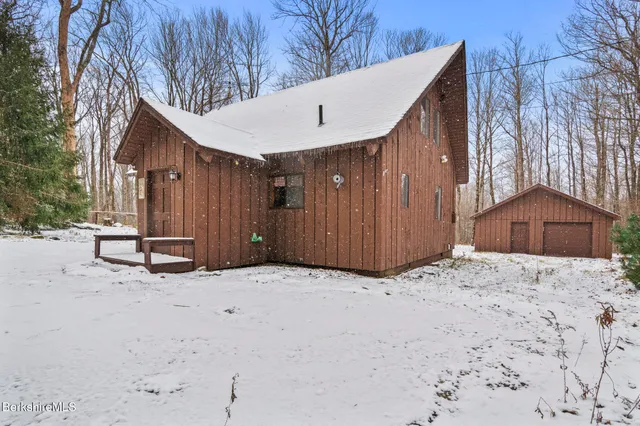 a backyard of a house