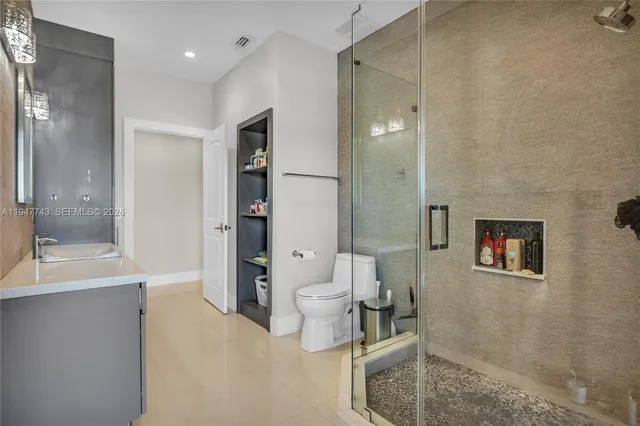 a view of a city with ocean view