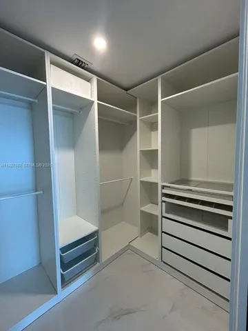 a view of walk in closet