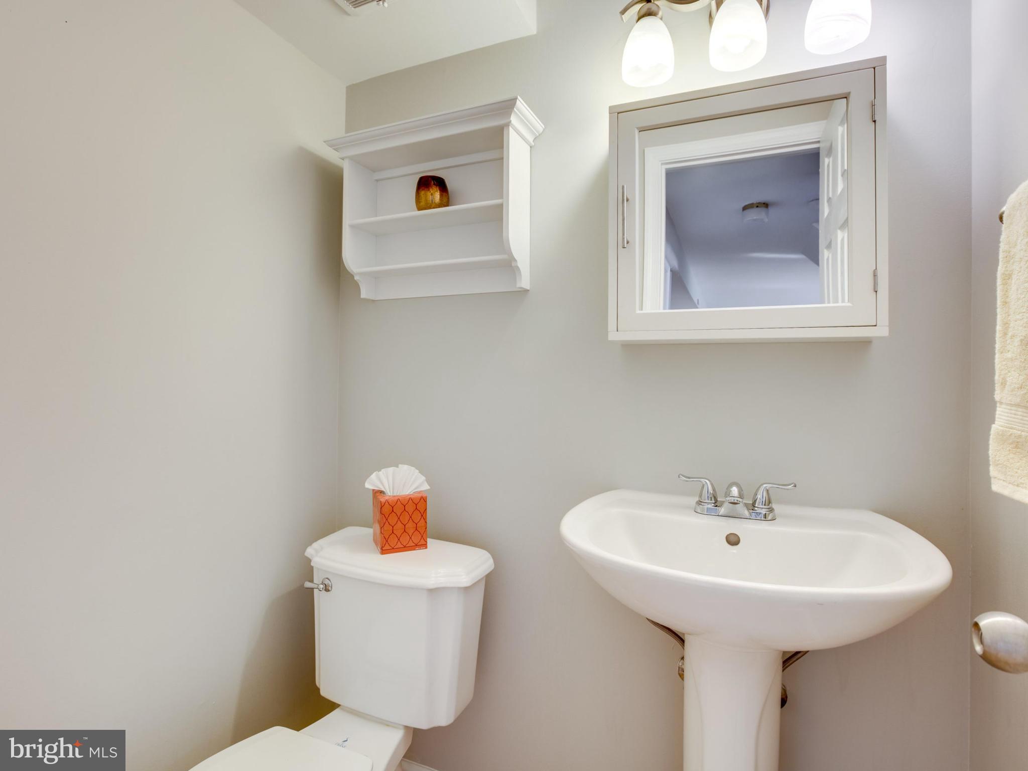 6502 Shipyard Place Falls Church, VA 22043 - Photo 24 of 30 a bathroom with a sink mirror and toilet