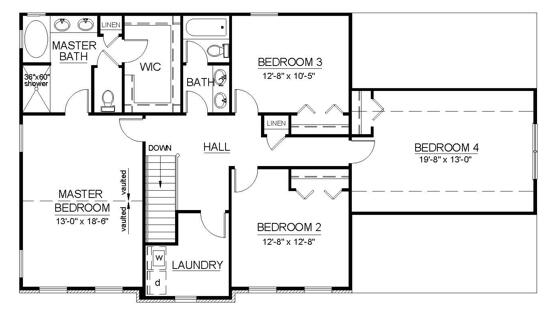 125 Diamond Road Salem, VA 24153 - Photo 9 of 9 8 - Washington second floor plan