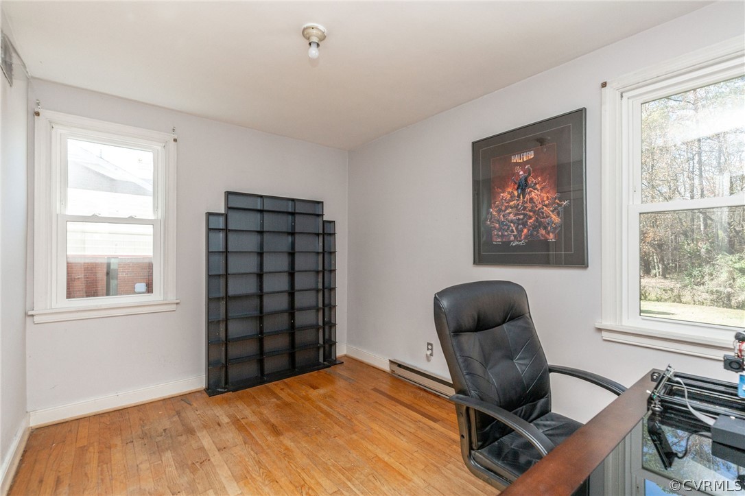 17 Medlock Road Sandston, VA 23150 - Photo 26 of 32 Media Storage Shelving is attached to the wall, an