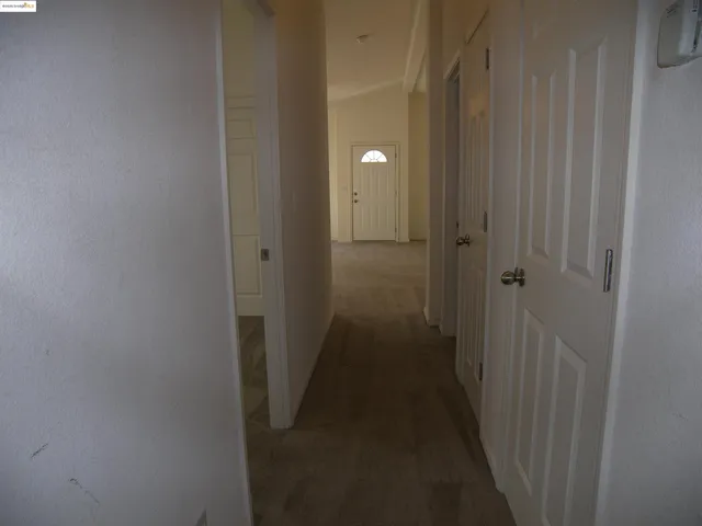 a view of a hallway with a elevator