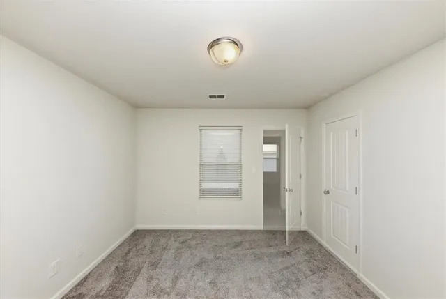 a view of an empty room