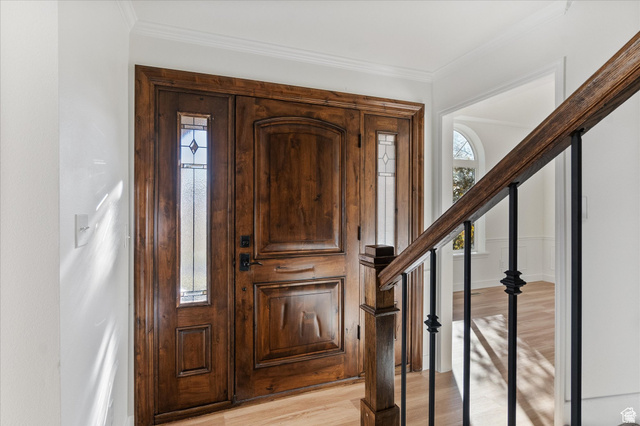 2078 Spring Oaks Drive Springville, UT 84663 - Photo 10 of 40 Foyer with Solid Wood front door