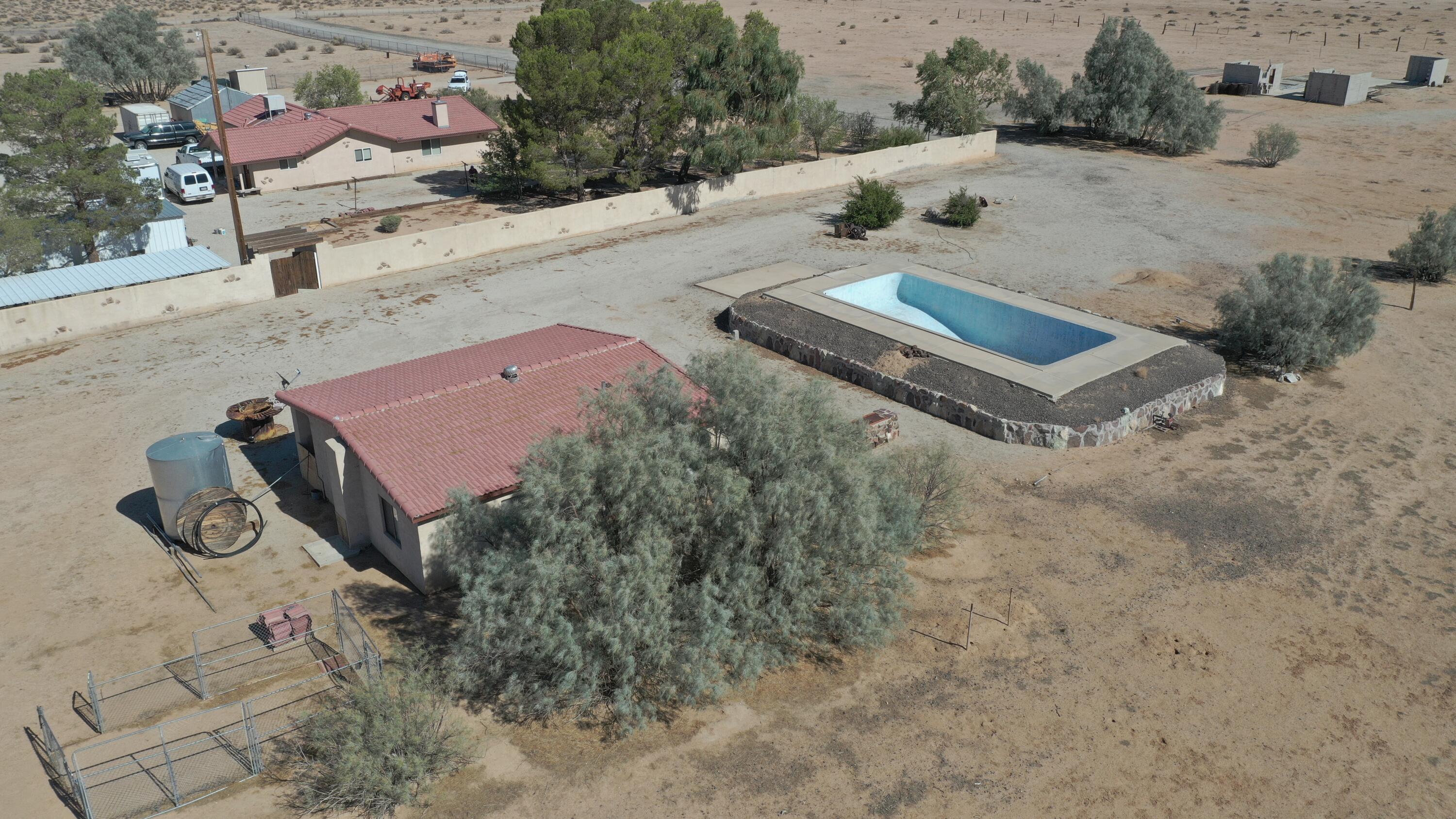Castle Butte Road North Edwards, CA 93523 - Photo 11 of 22 an aerial view of a house with a yard