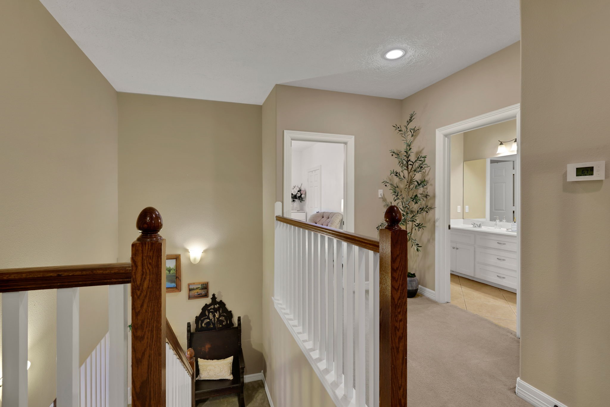 991 Kings Way Coldspring, TX 77331 - Photo 28 of 49 a view of a hallway to a livingroom with furniture
