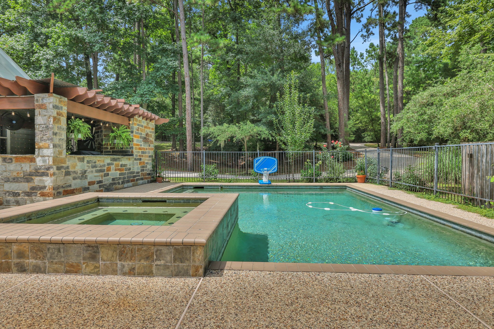 991 Kings Way Coldspring, TX 77331 - Photo 37 of 49 a view of a backyard