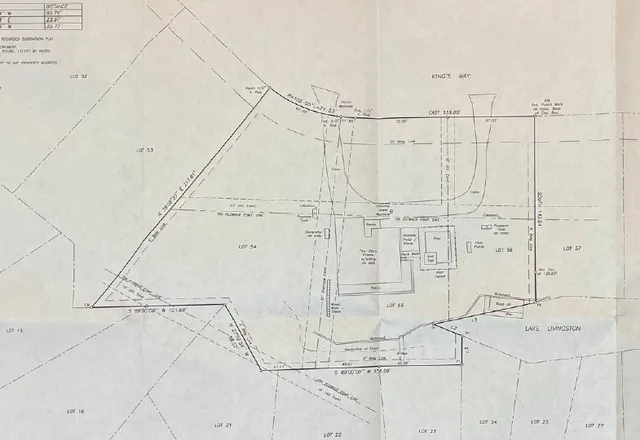 a white building with glass door