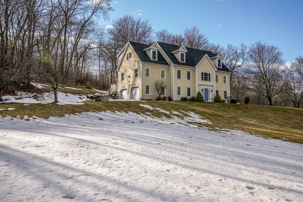 55 Glendale Road Boxford, MA 01921 - Photo 3 of 29 a front view of a house with a yard