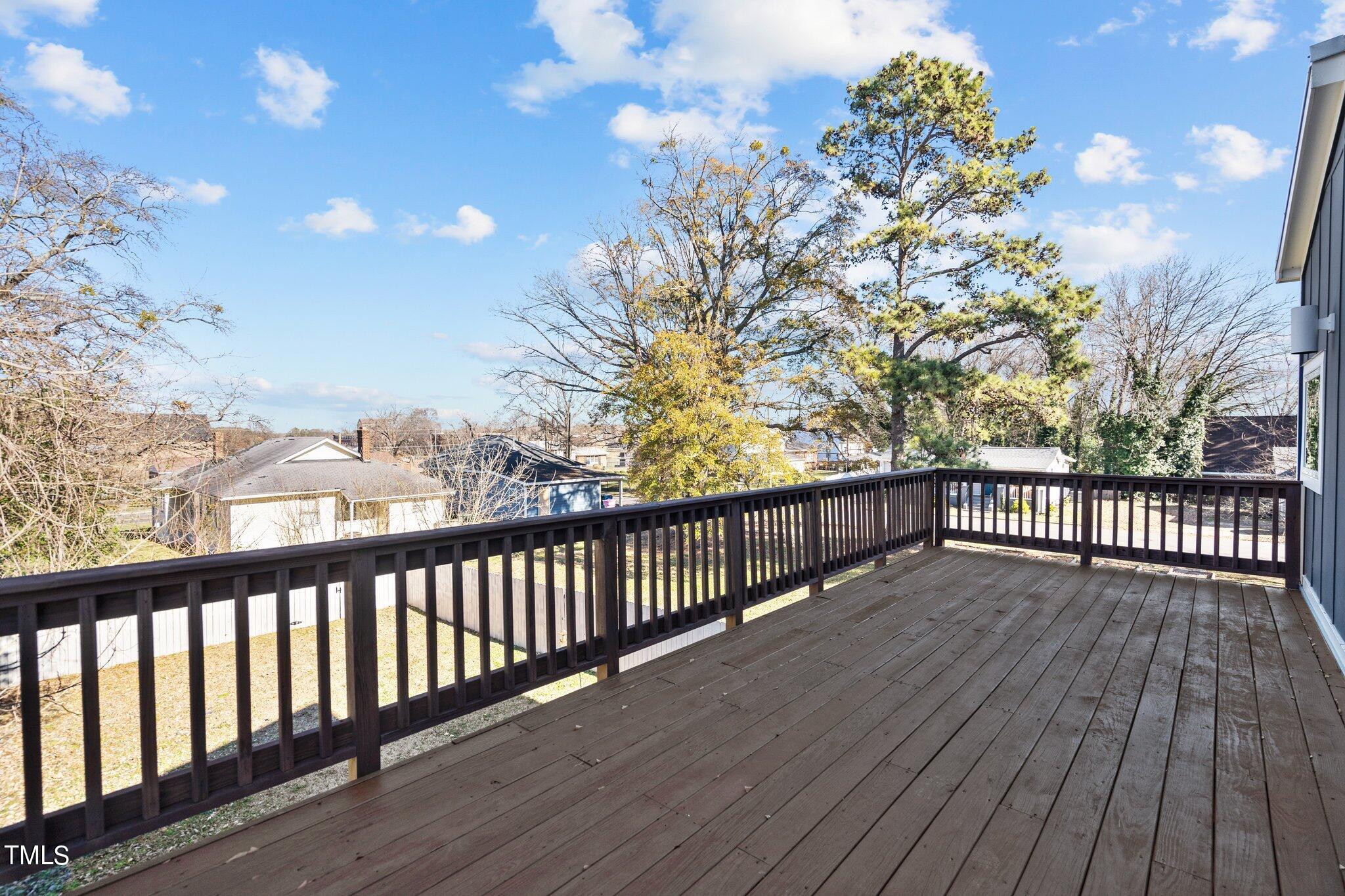 1427 East Lane Street Raleigh, NC 27610 - Photo 33 of 53 Upstairs primary suite deck