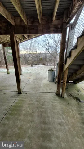 a view of a yard with an outdoor space