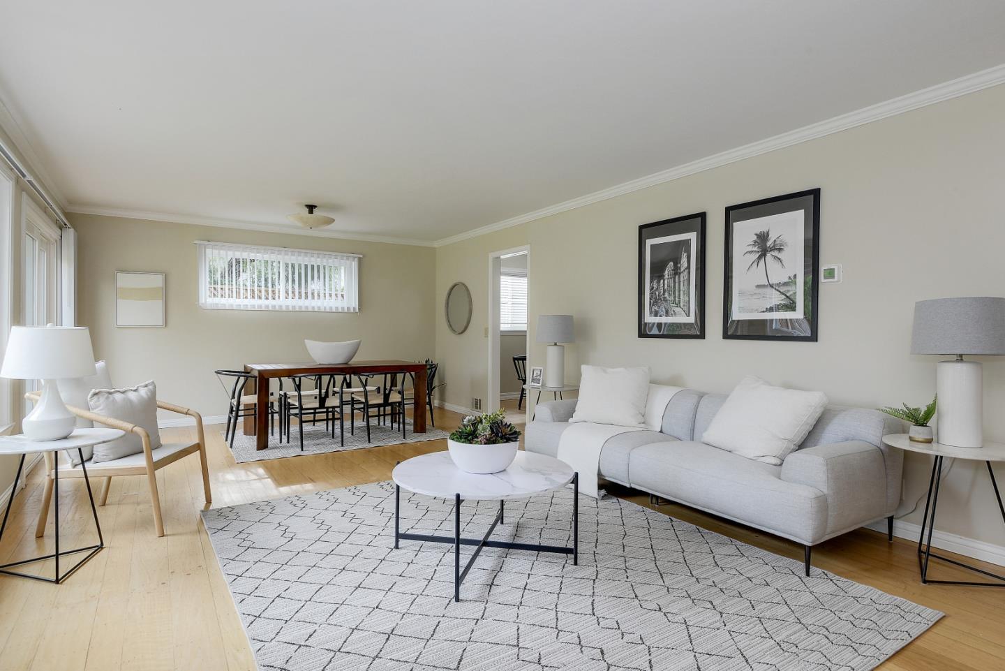 10510 Creston Drive Los Altos, CA 94024 - Photo 10 of 25 a living room with furniture and a rug
