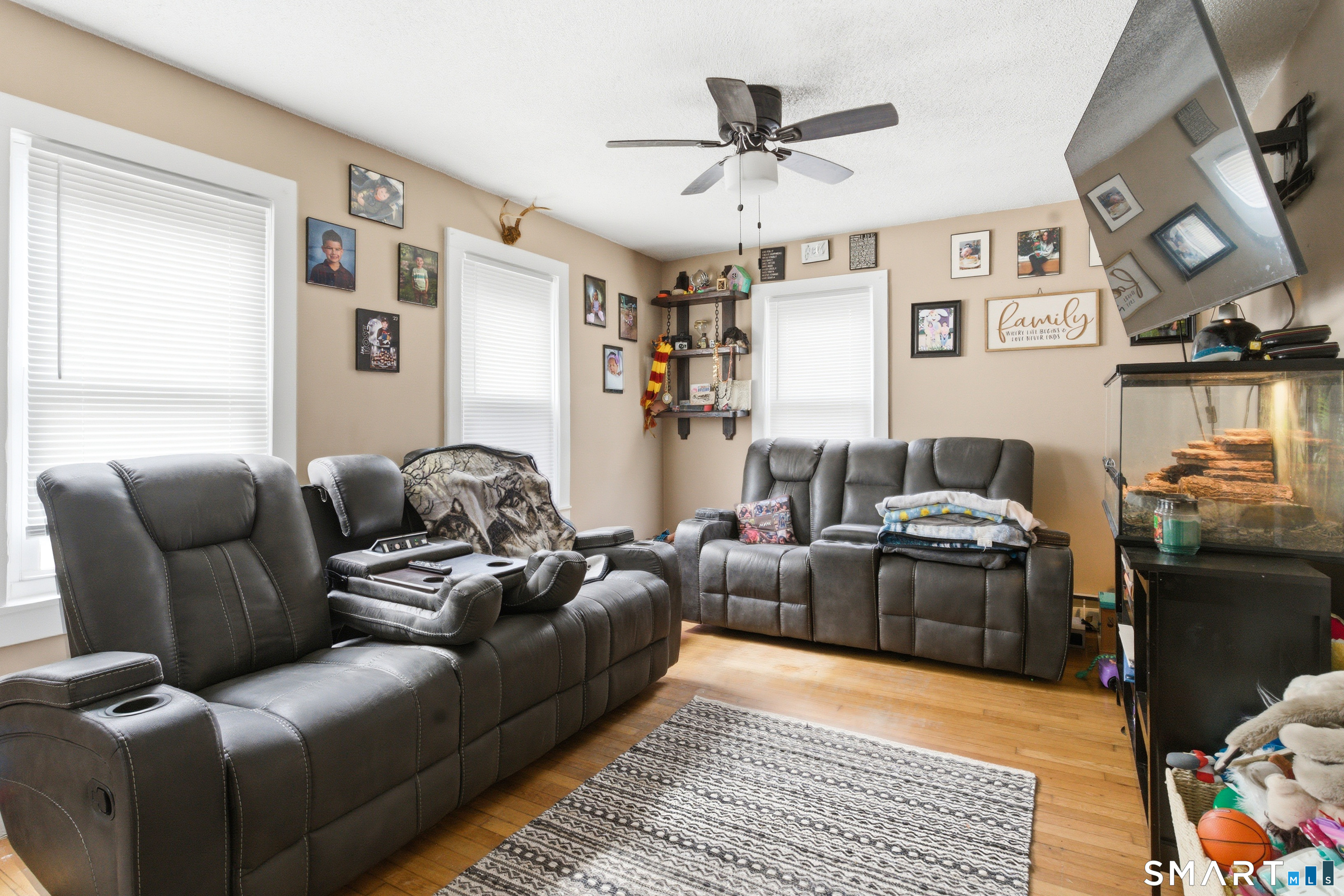 36 Church Street Killingly, CT 06241 - Photo 20 of 39 a living room with furniture and wooden floor