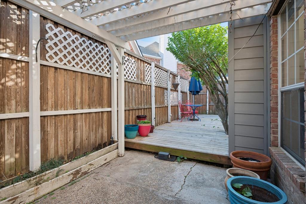 14592 Greenleaf Court Addison, TX 75001 - Photo 22 of 30 a backyard of a house