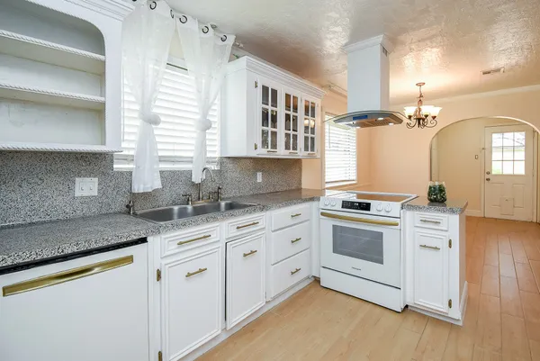 a outdoor living space with furniture