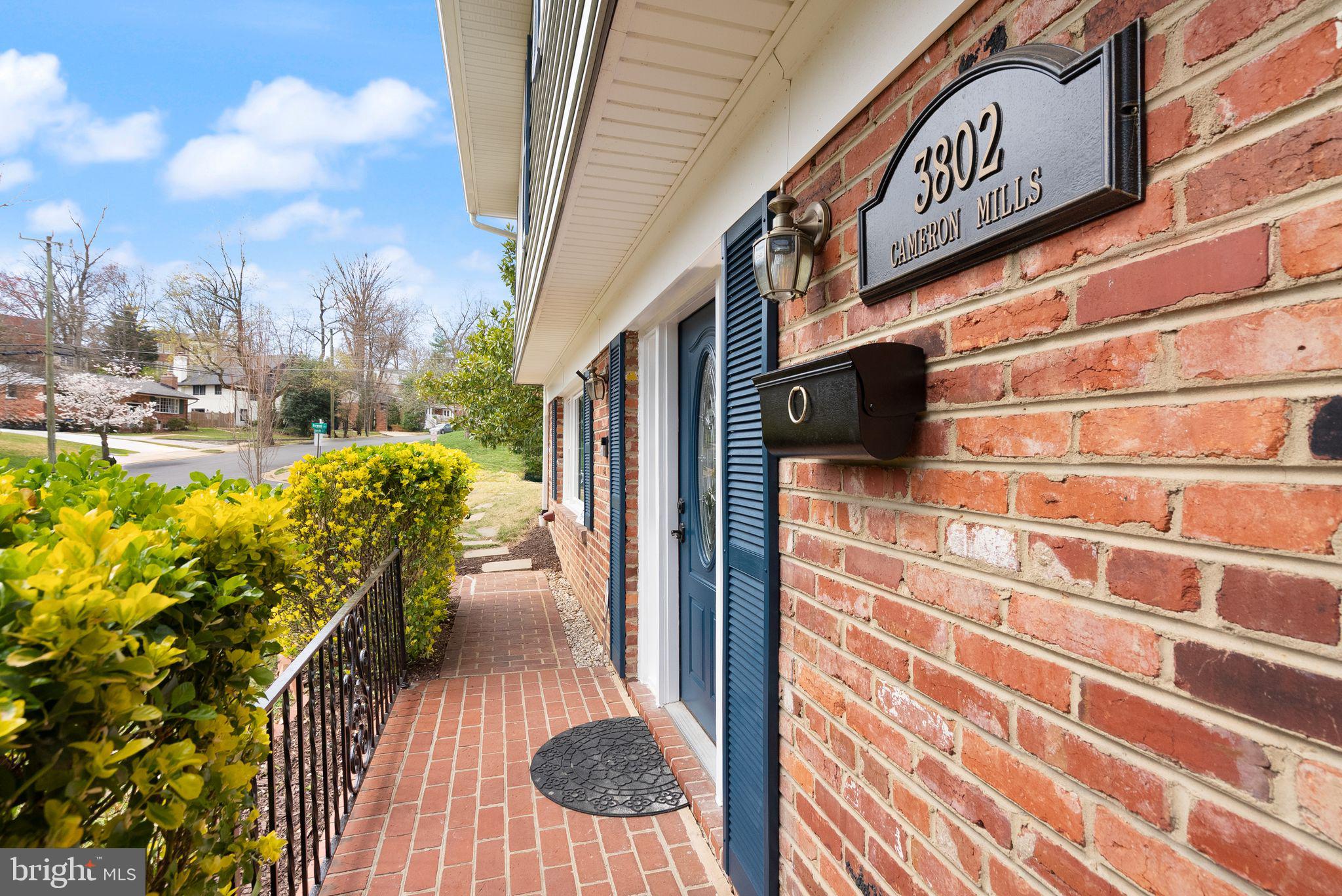 3802 Cameron Mills Road Alexandria, VA 22305 - Photo 2 of 64 Brick and Siding Single Family Home