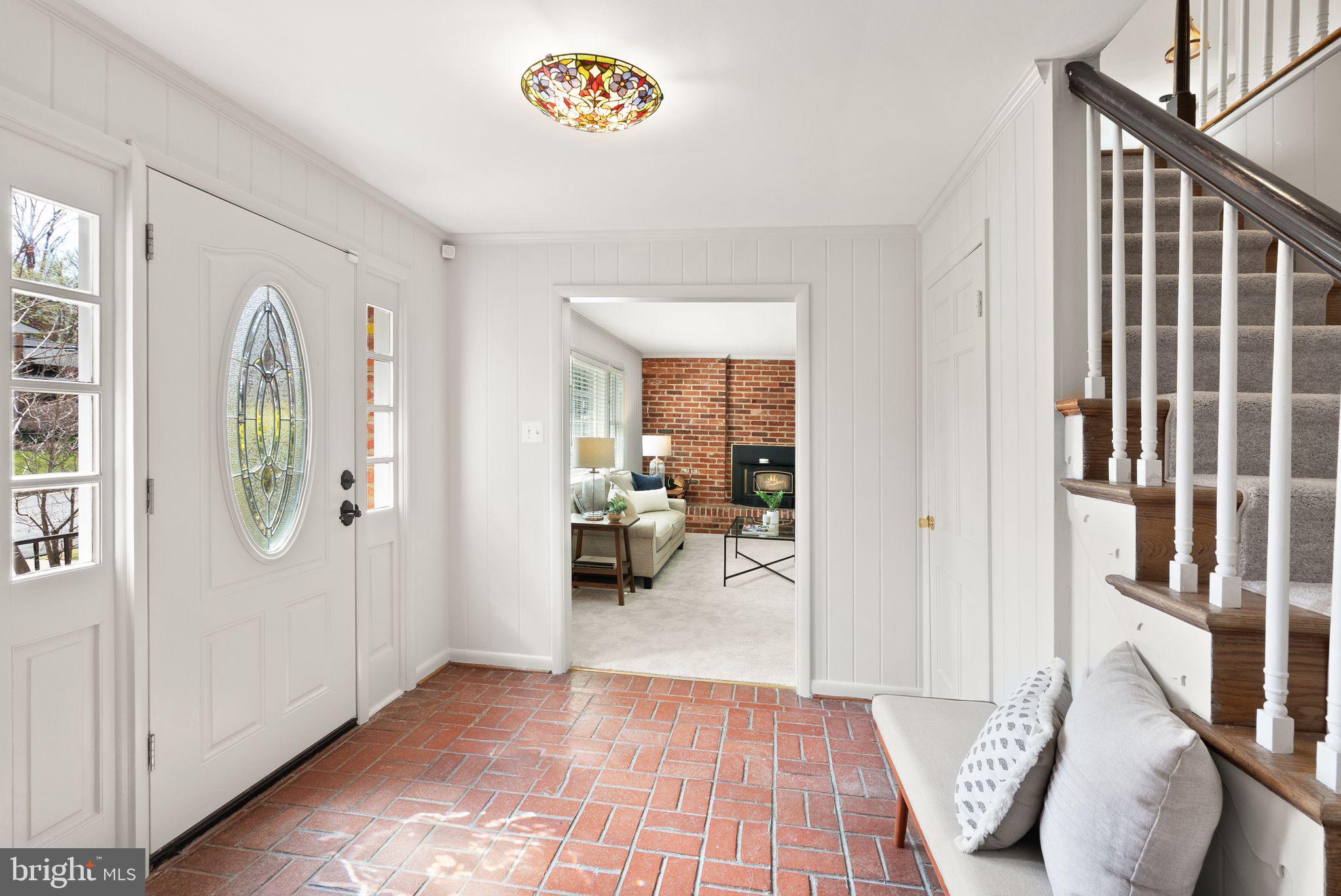 3802 Cameron Mills Road Alexandria, VA 22305 - Photo 3 of 64 Brick Floor Entry