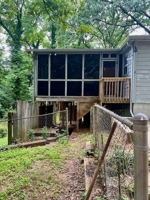 660 Hickory 3 Contiguous Trail Southeast Mableton, GA 30126 - Photo 13 of 35 a view of a chair and table in backyard