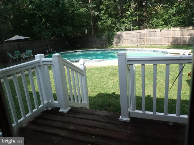 a view of outdoor space with garden