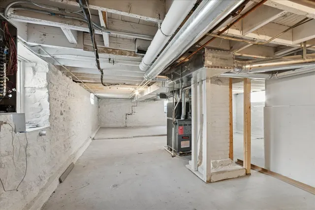 a view of a storage room