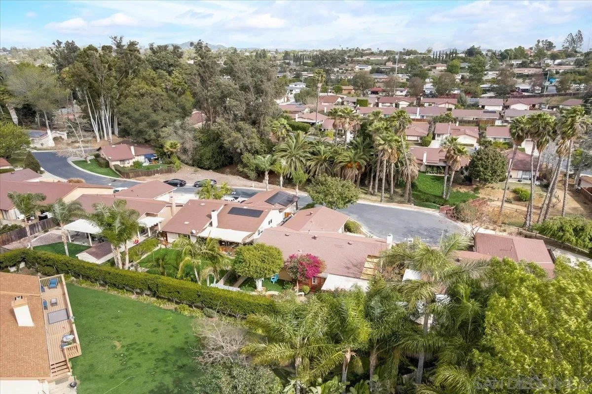 861 Shade Tree Lane Fallbrook, CA 92028 - Photo 46 of 49 an aerial view of residential houses with outdoor space