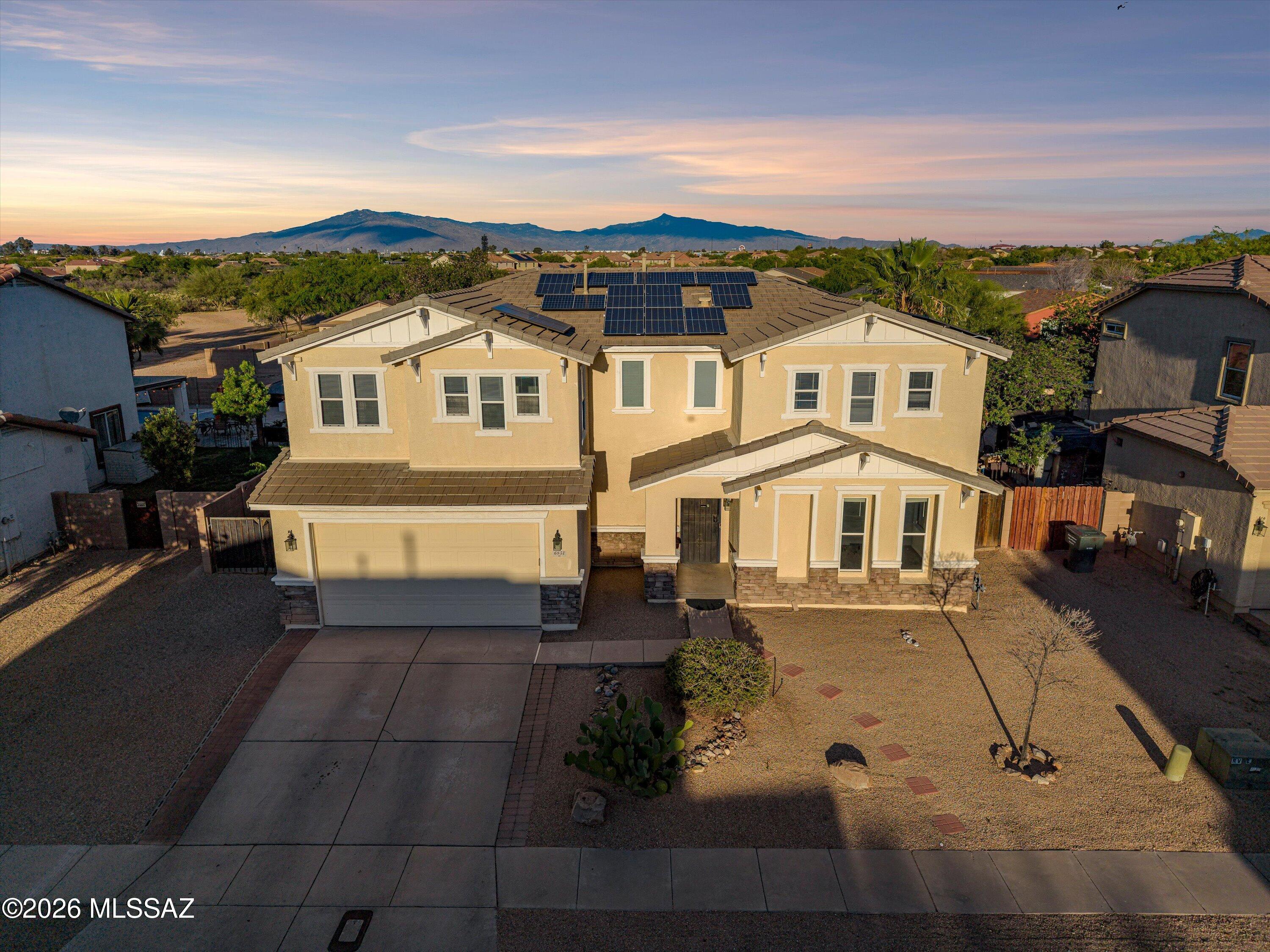 6851 South Salt Cedar Road Tucson, AZ 85756 - Photo 47 of 52 AERIAL FRONT