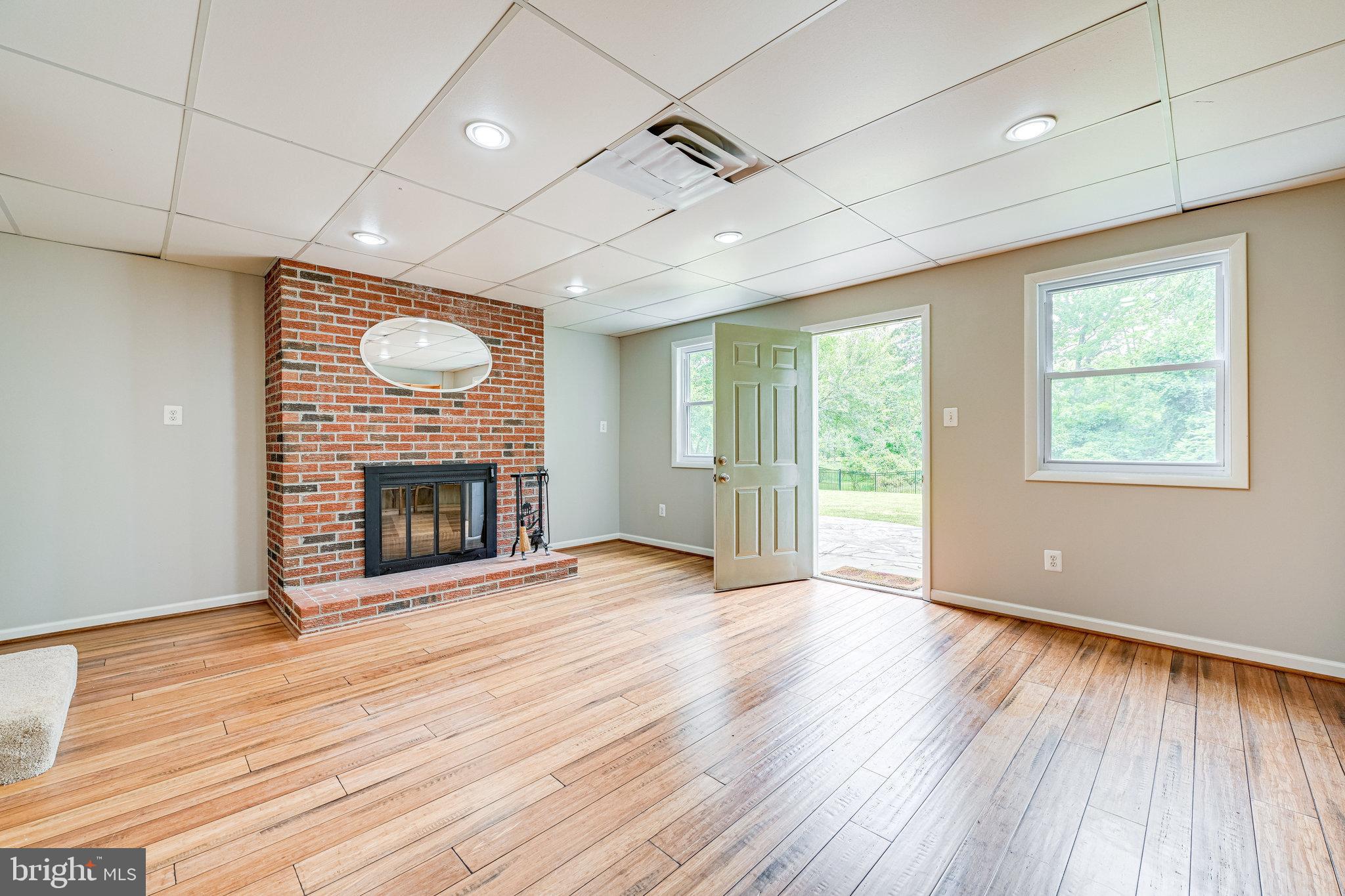 300 Branch Road Southeast Vienna, VA 22180 - Photo 60 of 72 Bedroom 4/office/library leads to patio
