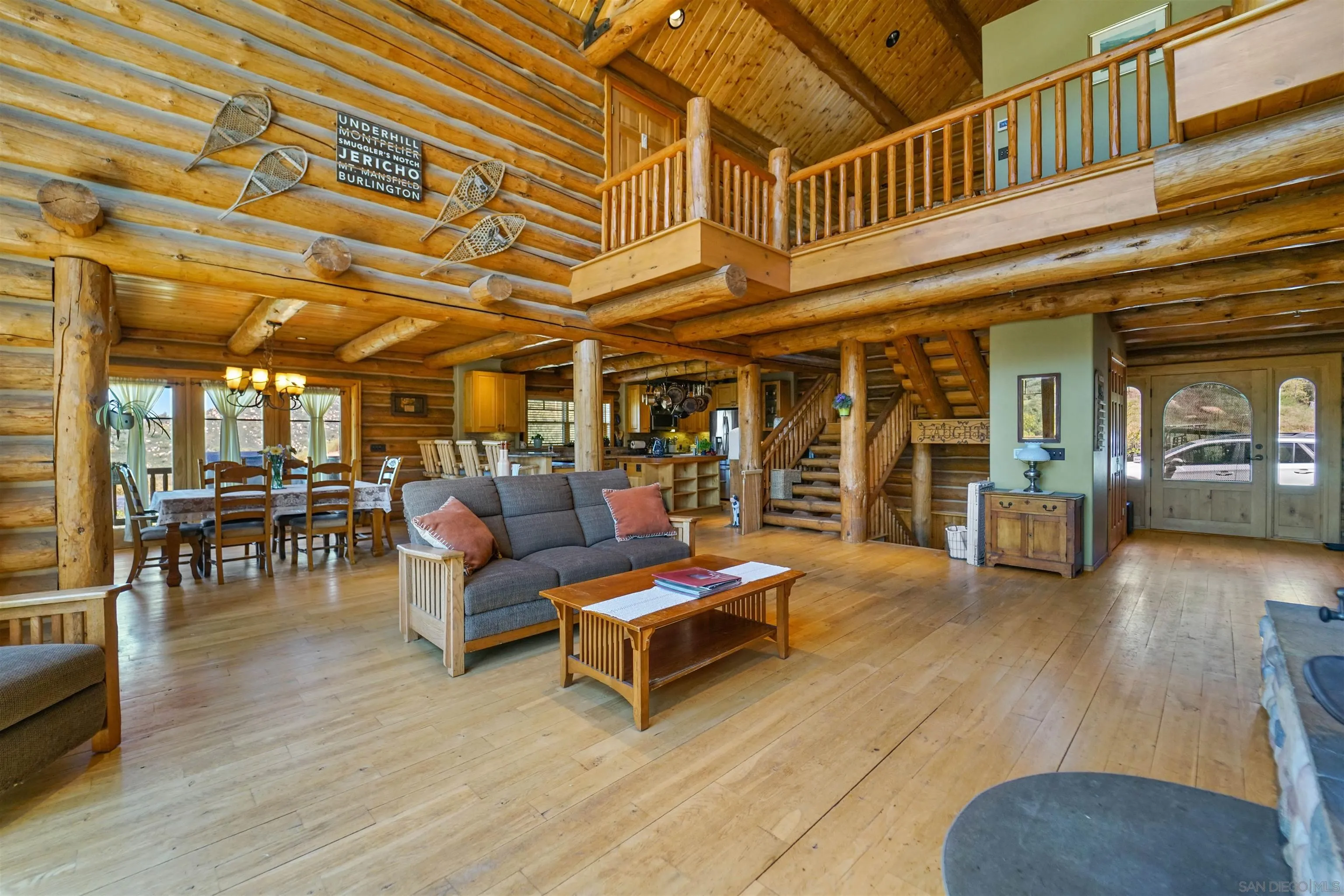 17508 Lyons Creek Road Jamul, CA 91935 - Photo 4 of 12 a living room with furniture and wooden floor